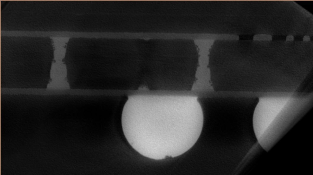 CT изображение паянного соединения с разрешением 150нм